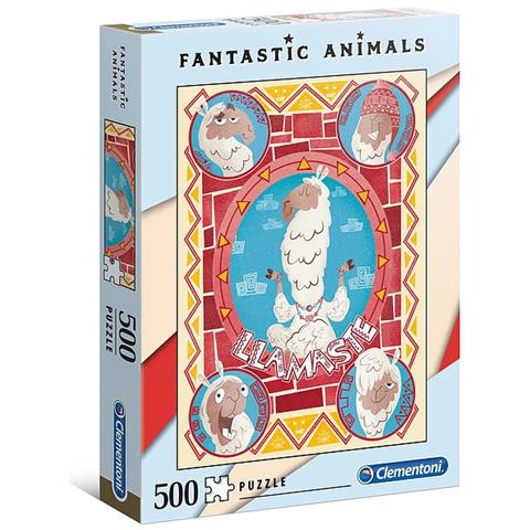 CLM35069 Puzzle da 500 Pezzi Fantastic Animals - Lama - Foto 1