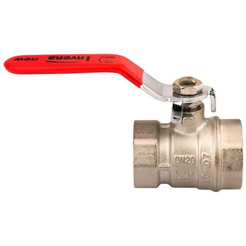 1 Bsp Acqua Tipo Leva Valvola Sfera Femmina Maniglia Rossa Quarto Giro - Foto 1
