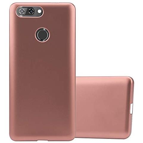 Custodia Compatibile Con Zte Blade V9 In Oro Rosa Metallico - Coperchio Protettivo In Silicone Tpu Flessibile - Foto 1