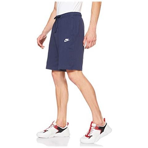 Sportswear Club Fleece M, Pantaloncini Uomo, Blu (midnight Navy / Bianco), L - Foto 2