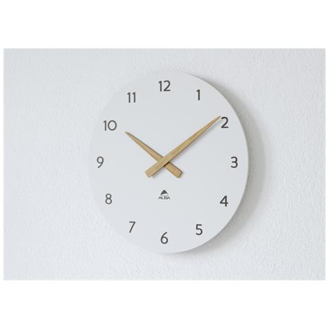 Orologio Da Parete Milena In Legno Bianco - Foto 2