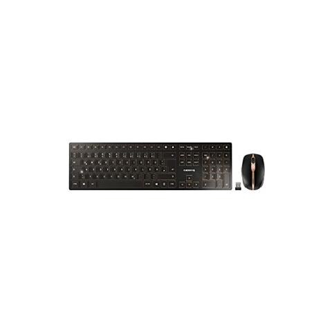 Tastiera e Mouse Bluetooth JD-9100DE-2 (Layout Tedesco) Colore Nero - Foto 1