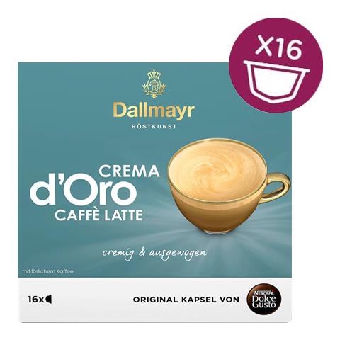 Dallmayr Crema D'oro Caffè Latte - 16 Pods - Foto 1