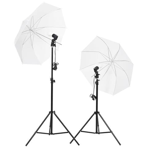 Kit Studio Fotografico Con Set Di Luci, Fondale E Riflettore - Foto 2