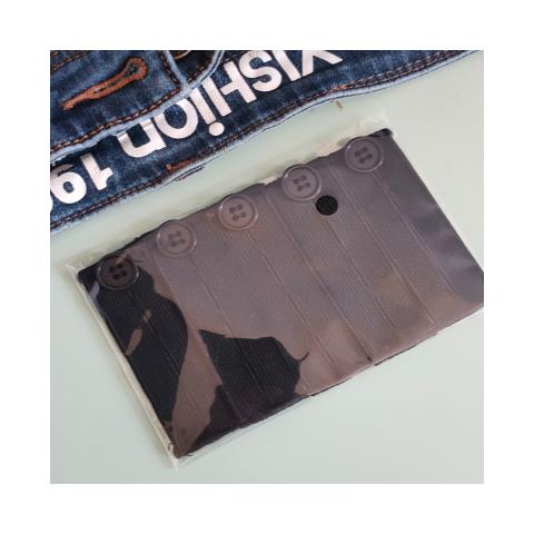 Prolunga Elastica In Vita Da 83 Mm, Confezione Da 5 Black - Foto 2