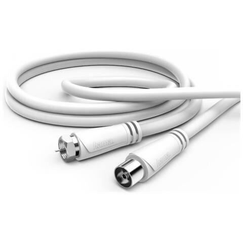 00179255 Cavo Coassiale 3 M Tipo F Bianco - Foto 1