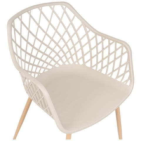 Set Di 2 Sedie Da Pranzo Beige Nashua - Foto 2