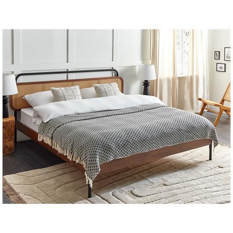 Coperta Chyama Cotone 200 X 220 Cm Nero - Foto 1