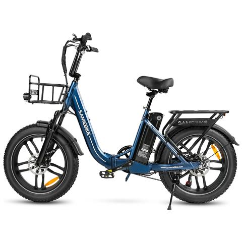 C05 Pro Bicicletta Elettrica - Potenza 350w Batteria 36v13ah Autonomia 35km Freno A Disco Meccanico - Blu Scuro - Foto 1