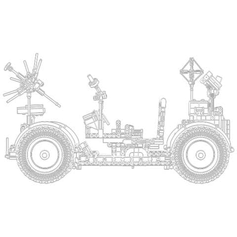 42182 Veicolo Lunare Vagante Apollo della Nasa - Foto 5