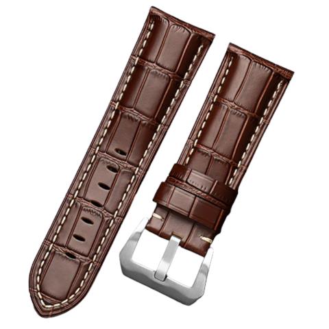 Sostituzione Cinturino Orologio Per Panerai Luminor Brown 26 Mm - Foto 1