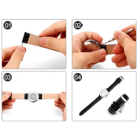 Sostituzione Cinturino Orologio Per Panerai Luminor Brown 26 Mm - Foto 5