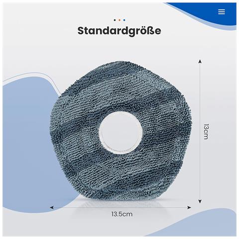 Set Di Panni Di Ricambio Per Robot Aspirapolvere Eufy X10 Pro Omni /x9 Pro - Foto 5