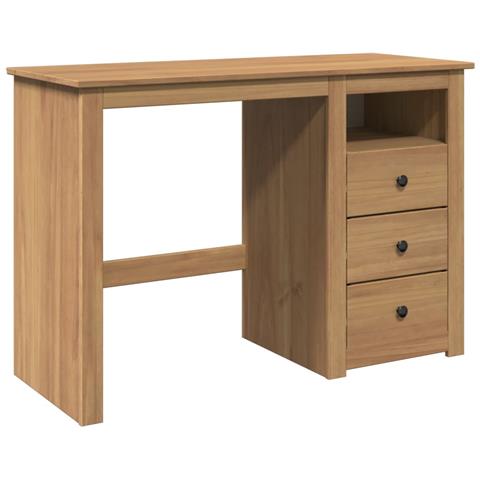 Scrivania Panama 112x45x75 Cm Legno Massello Di Pino - Foto 2