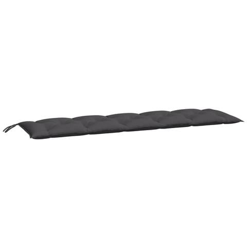 Cuscino Per Panca Antracite 180x50x7 Cm In Tessuto Oxford - Foto 2