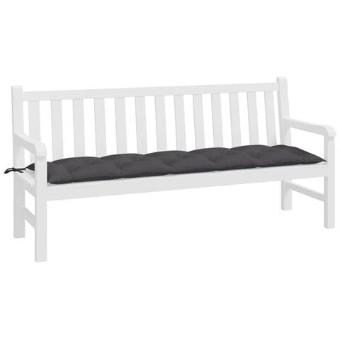 Cuscino Per Panca Antracite 180x50x7 Cm In Tessuto Oxford - Foto 3