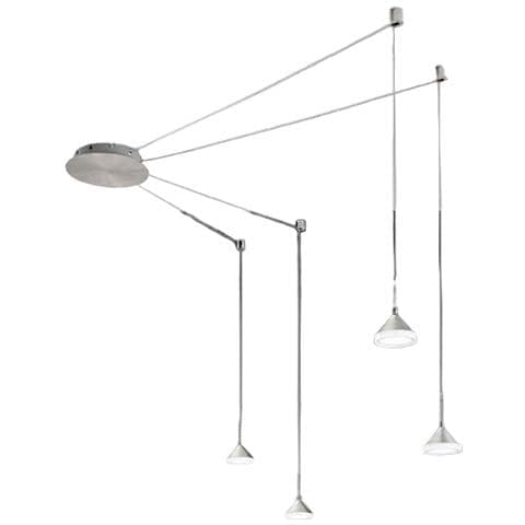 Lampadario A Sospensione Isabella A Led In Metallo E Metacrilato 3410-49-212 - Foto 1