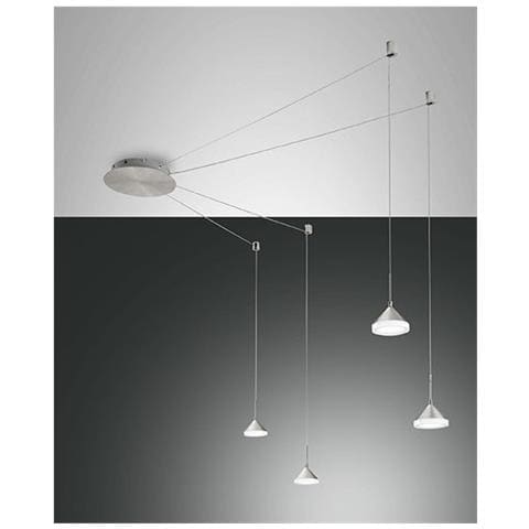 Lampadario A Sospensione Isabella A Led In Metallo E Metacrilato 3410-49-212 - Foto 2