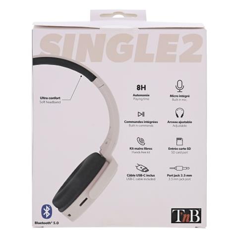 SINGLE 2 Auricolare Con cavo e senza cavo A Padiglione Musica e Chiamate Bluetooth Rosa - Foto 7