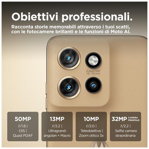 Moto Edge 50 Neo 5G 512GB 12GB Ram Display 6.36 Main Camera 50MP NanoSIM+eSIM Android 14 Dimensity 7300 4310mAh Pantone Lattè - Foto 11