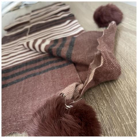 Stola Pashmina Da Donna Swat Pany, Perfetta Per Occasioni Eleganti - Marrone Luca - Foto 3