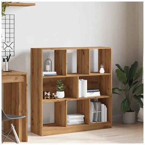 Libreria Rovere Artigianale 97,5x29,5x100 Cm Legno Multistrato - Foto 3