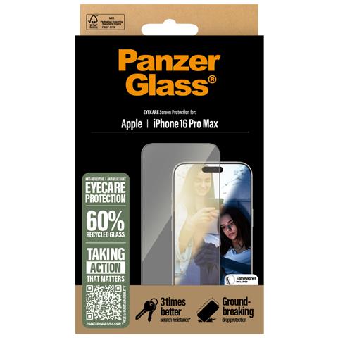 EyeCare Pellicola in Vetro Temperato iPhone 16 Pro Max | Ultra-Wide Fit - Foto 2