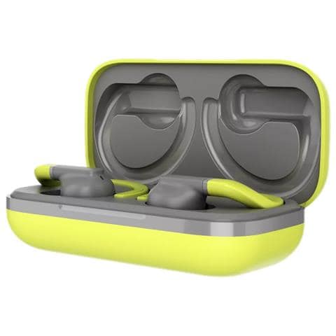 OnRun 11 Sport Auricolare True Wireless Stereo (TWS) A clip, In-ear Chiamate /Musica /Sport /Tutti i giorni Bluetooth Grigio, Giallo - Foto 2