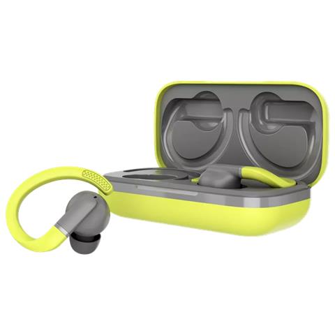OnRun 11 Sport Auricolare True Wireless Stereo (TWS) A clip, In-ear Chiamate /Musica /Sport /Tutti i giorni Bluetooth Grigio, Giallo - Foto 4
