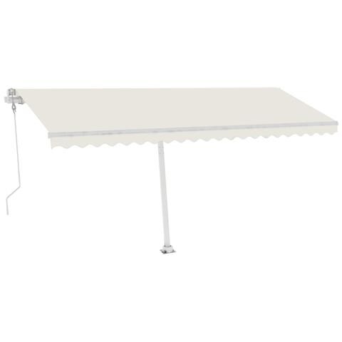 Lusso Casadino -  Tenda Automatica Con Sensore Vento E Led 500x300 Cm Crema - Foto 1