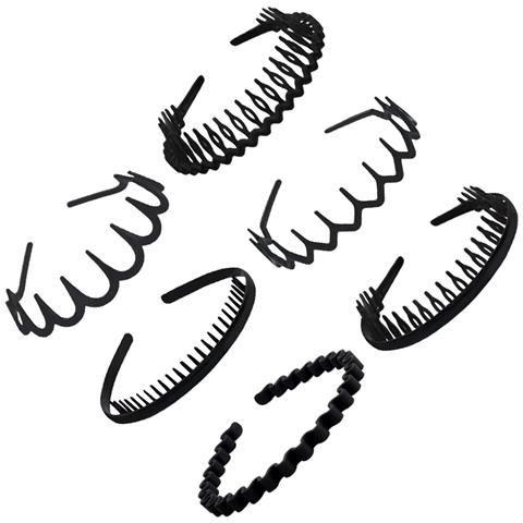 Set Di Cerchietti Opachi Eleganti - Collezione Di Accessori Per Capelli Da 6 Pezzi - Foto 2