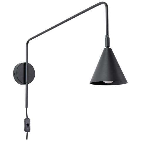 Lampada A Parete Nox Nero Sl. 1697 - Moderno Lampada Da Parete Nero 30x14x61 Cm - Foto 1