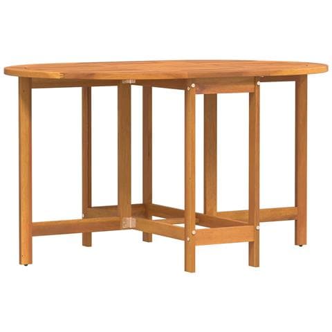 Tavolo da giardino pieghevole a farfalla 110x60x72 cm in legno massello di acacia - Foto 1