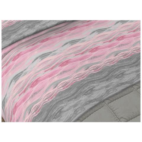 Completo Lenzuola Matrimoniale 100% Cotone Made Italy Disegno Pretty 2 Piazze Matrimoniale Rosa - Foto 2