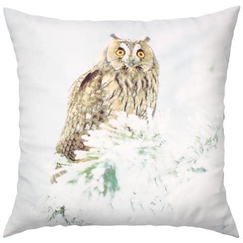 Set Di 2 Copricuscini 40x40 Cm Design Gufo Di Neve - Foto 1