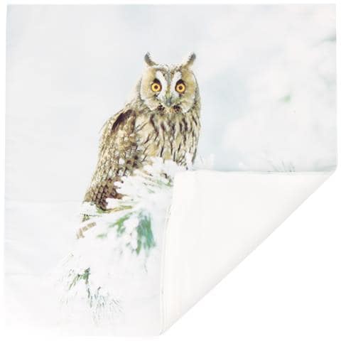 Set Di 2 Copricuscini 40x40 Cm Design Gufo Di Neve - Foto 5