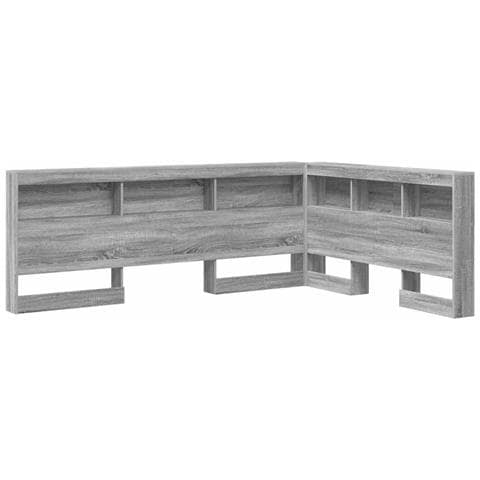 Testata contenitore Grigio sonoma 140 cm Legno multistrato - Foto 1