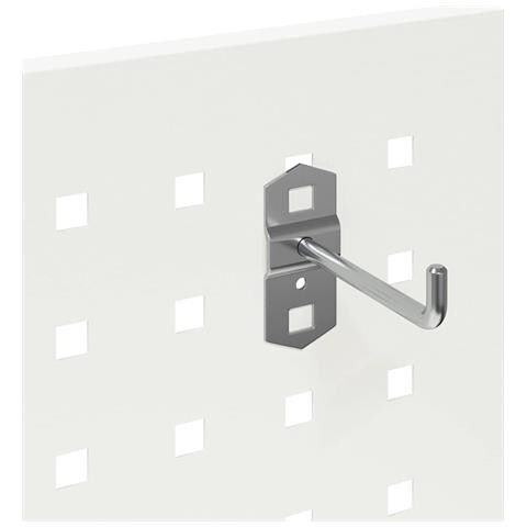 Carrello per Attrezzi con lo scaffale Bianco 65 x 35 x 111 cm - Foto 9