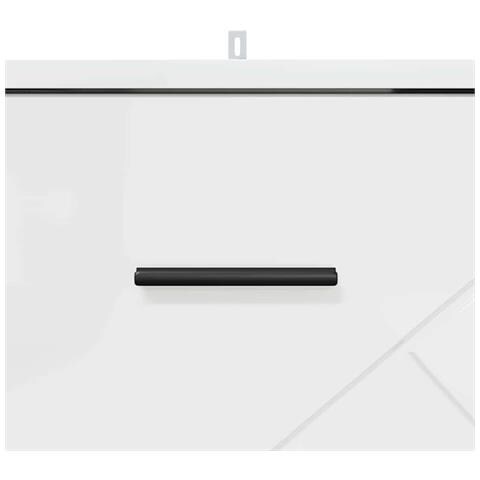 Armadio da Notte con cassetto Bianco lucido 38 x 38 x 66 cm - Foto 9