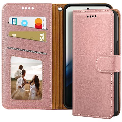 Custodia A Portafoglio Per Redmi 15 5g Con Texture Litchi E Blocco Rfid - Foto 2