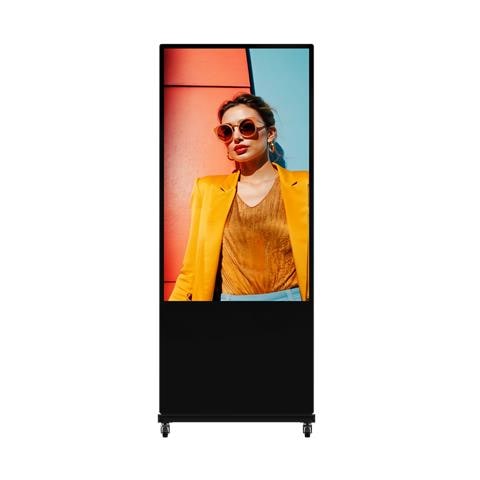 DS-D6055UN-D /S visualizzatore di messaggi Design chiosco 139,7 cm (55") LED Wi-Fi 500 cd /m² 4K Ultra HD Nero Processore integrato Android 24/7 - Foto 1