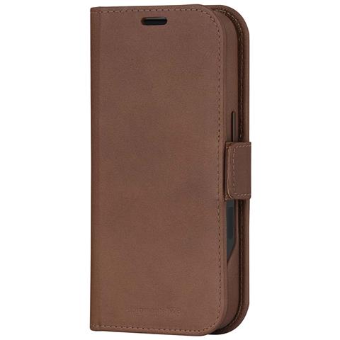 Custodia Per Iphone 16 Pro Compatibile Magsafe Folio 2 In 1 Modello Lynge, Marrone - Foto 1