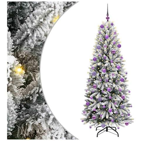 Albero di Natale artificiale con 300 LED Bianco 180 cm - Foto 1