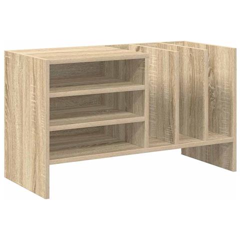 Mobile porta vinili Rovere Sonoma 78.5 x 35 x 45 cm - Foto 1