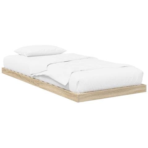 Struttura letto a terra Rovere Sonoma 90 x 200 cm - Foto 1