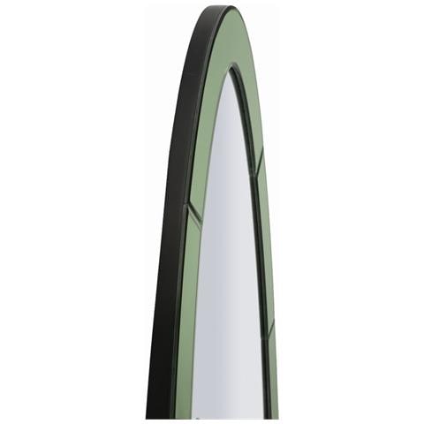 Specchio Da Parete Oslo Ovale Con Cornice Specchio Verde 42,5x137,5 Cm - Foto 2