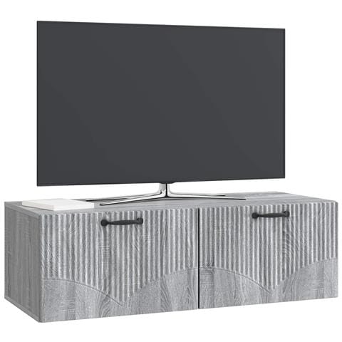 Mobile Porta TV da Muro Grigio Sonoma 98 x 41 x 30 cm - Foto 2