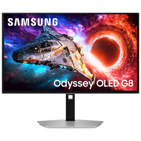 G80SH Monitor PC 68,6 cm (27") 3840 x 2160 Pixel 4K Ultra HD OLED Argento - Foto 1
