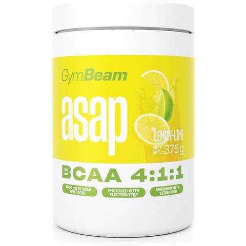 Bevanda sportiva ASAP BCAA con elettroliti 375 g Lemon - Lime - Foto 1