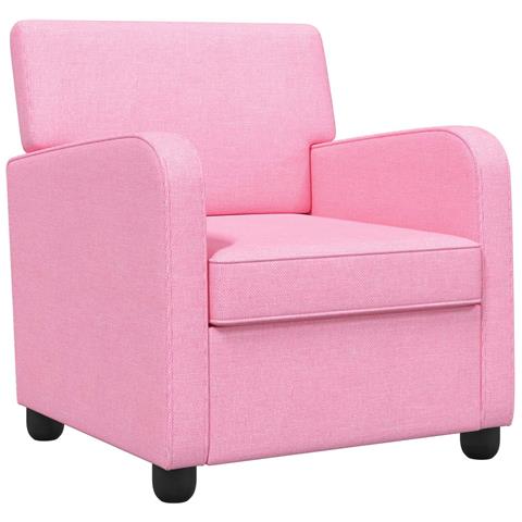 Poltrona Rosa Tessuto - Foto 1